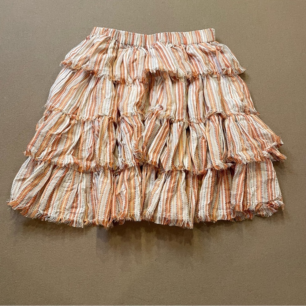 Poppet & Fox Ruffle Tiered Skirt Size 10